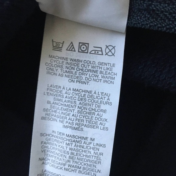 J. Crew Women's Painted Striped Blue and White Sweatshirt Size Small B7180 - Picture 7 of 10